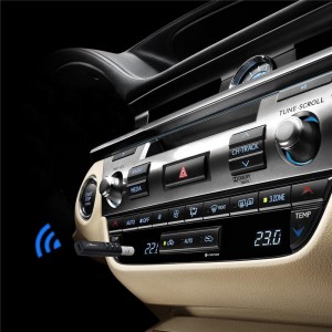 Receptor Bluetooth cu jack 3.5mm AUX Audio muzical,  Adaptor Handsfree fără fir pentru autoturism